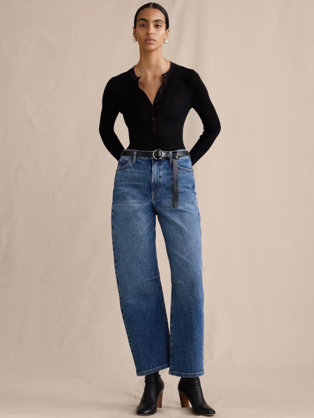Banana Republic Barrel Mid-Rise Jeans Size 31/12